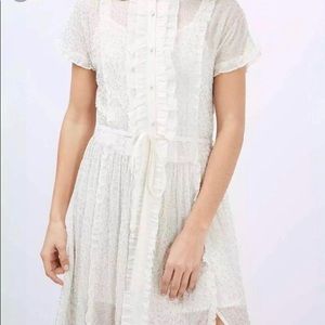 Topshop Embellished  Beaded  Midi Cocktail Dress